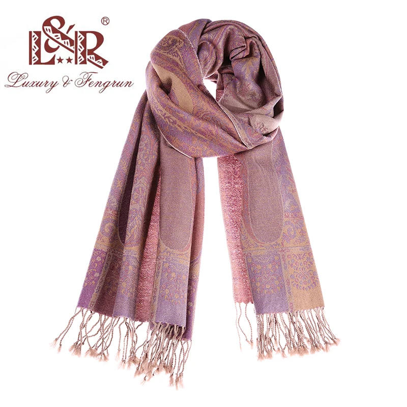 Модный дизайнерский шарф из 100% шерсти женские осенне зимние головные шарфы с