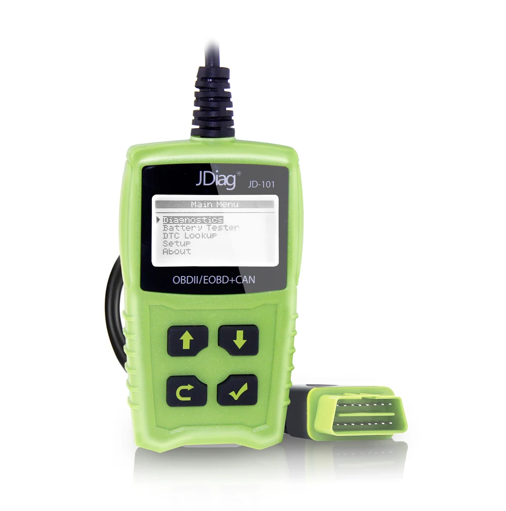 Считыватель кодов JDiag JD101 OBDII инструмент для сканирования двигателя