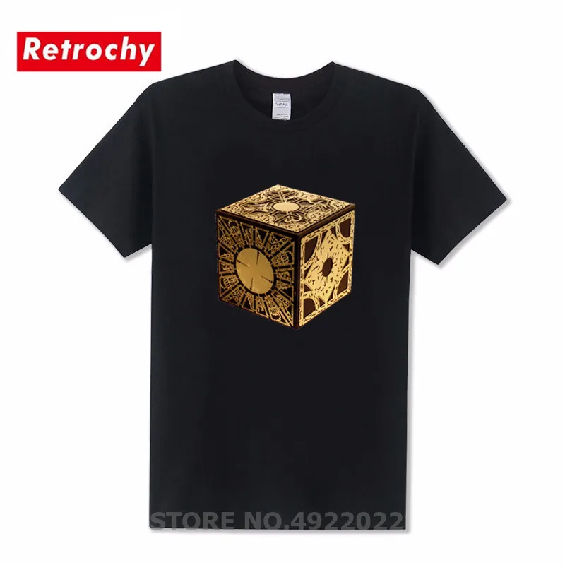 Одежда с 3D принтом Hellraiser Box Clive Barker хлопковая футболка короткими рукавами для