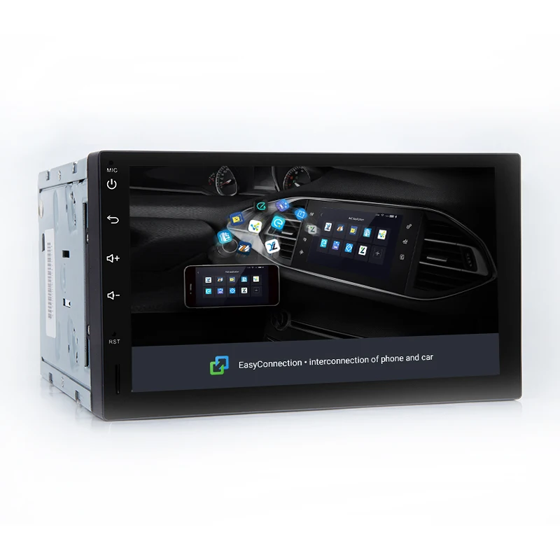 7-дюймовый Android 8 1 универсальный автомобильный мультимедийный радио плеер стерео