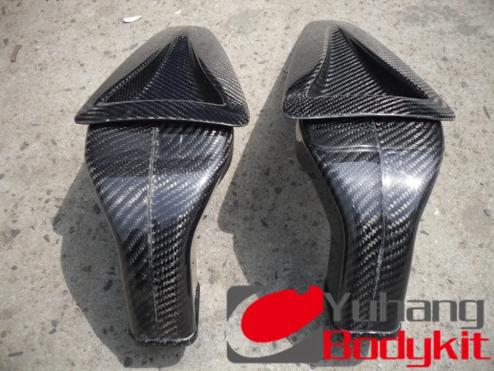 CF Skyline R35 GTR OEM отверстия для капота с воздушным туннелем (пара) из углеродного