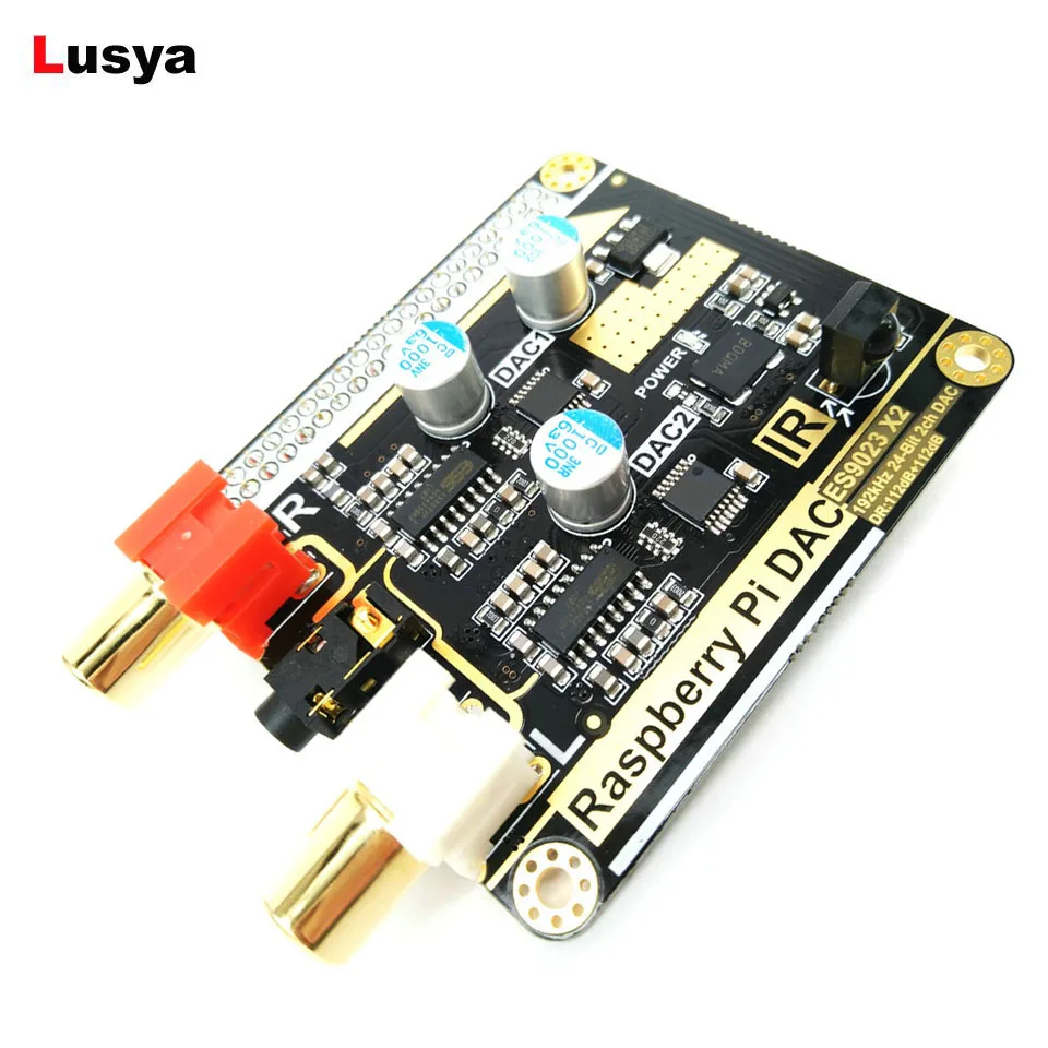 volumio moode Raspberry Pi DAC Raspberry Pi 3B+ и совместимость 3B \ 2B \ ZERO(W), Hi-Fi, двойной декодирования ЦАП I2S F6-006