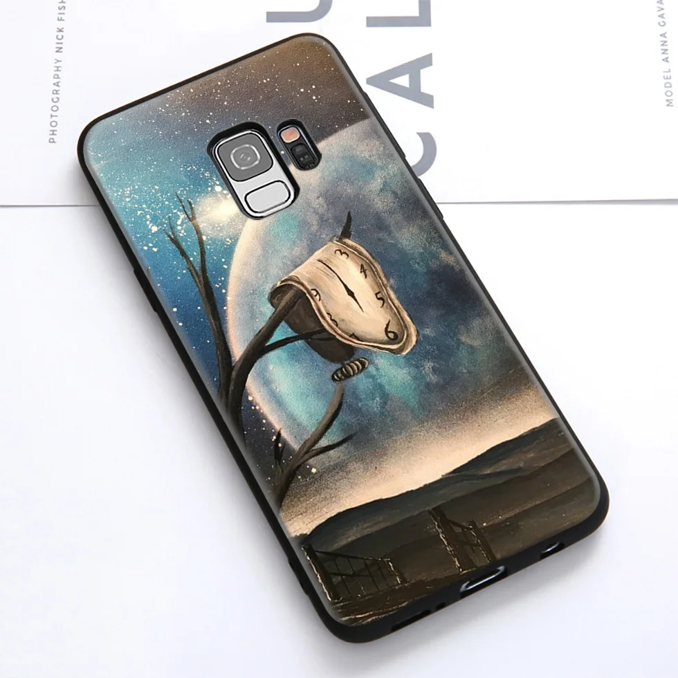 WEBBEDEPP Alvador Dali мягкий чехол для Samsung Galaxy S10 S10e S9 S8 Plus S7 S6 Edge &amp J6 2018 Note 10 9 8 |