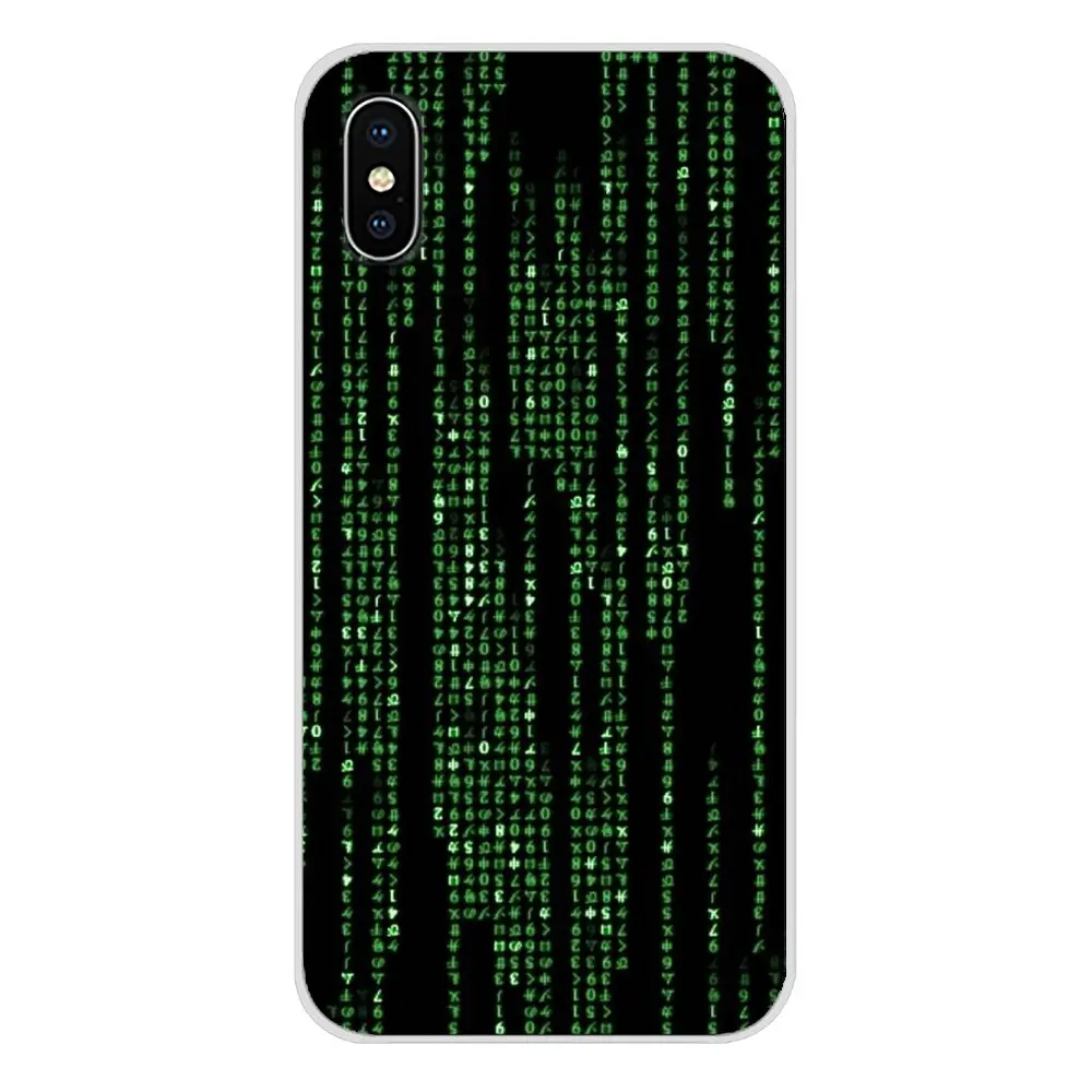 Минималистичный дизайн матричный код для Huawei P8 9 Lite Nova 2i 3i GR3 Y6 Pro Y7 Y8 Y9 Prime 2017 2018 2019