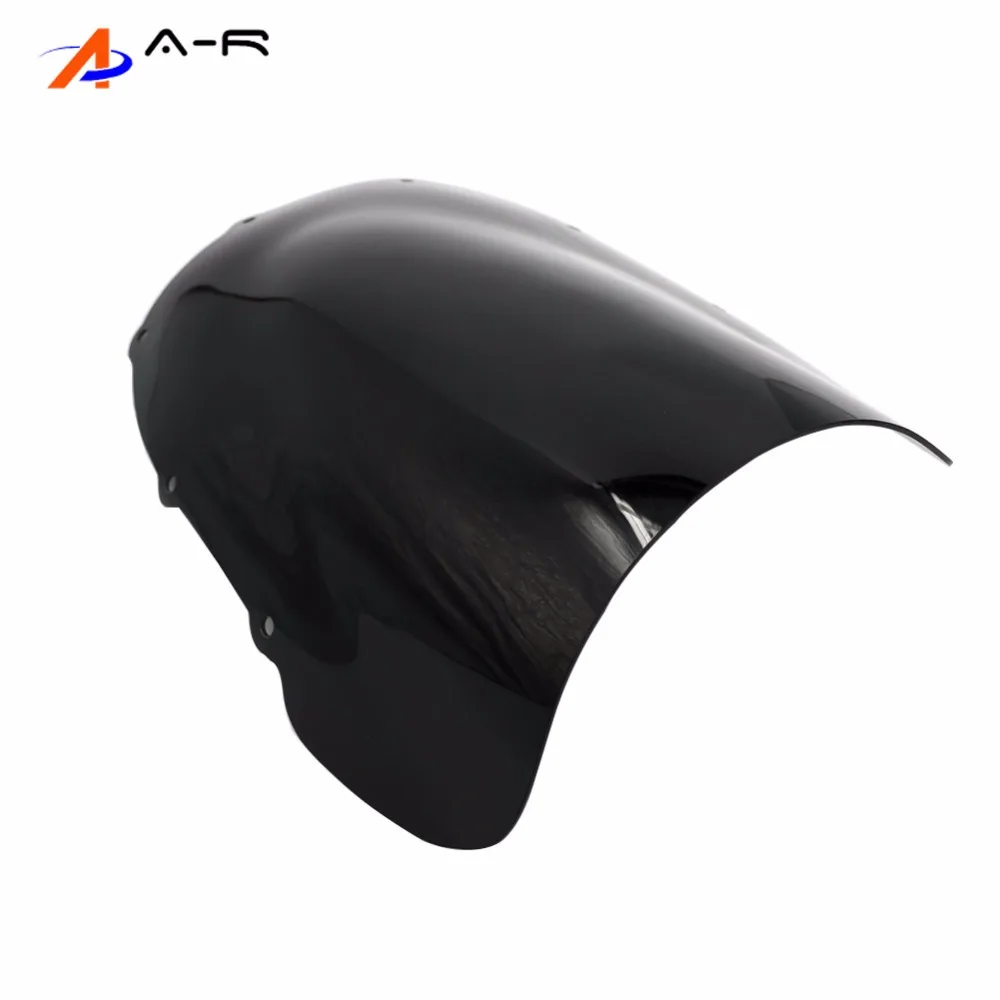 Черное ABS ветровое стекло для KAWASAKI ZZR1100 ZZR 1100 ZX11 ZX-11 1990-1992 1991 ветровое стекло ветровые дефлекторы щит