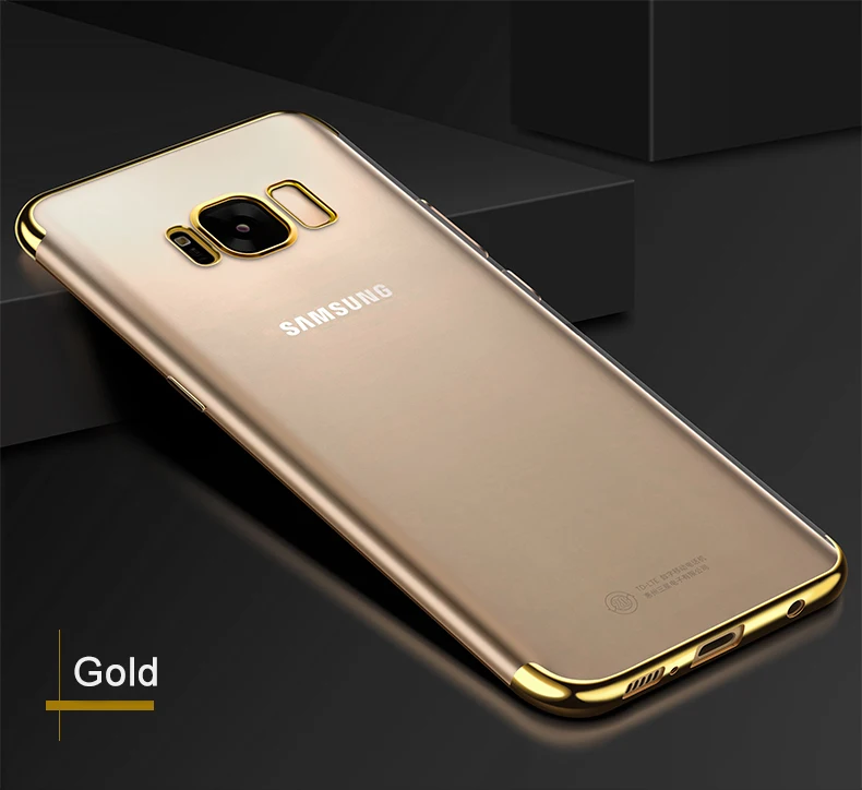 Золотой Чехлов из термопластичного полиуретана(TPU чехол для samsung Galaxy A3 A5 A7 J2 J3 J5 J7 Prime Pro A6 A8 плюс J4 J6 J8 чехол для сотового телефона - Цвет: Золотой