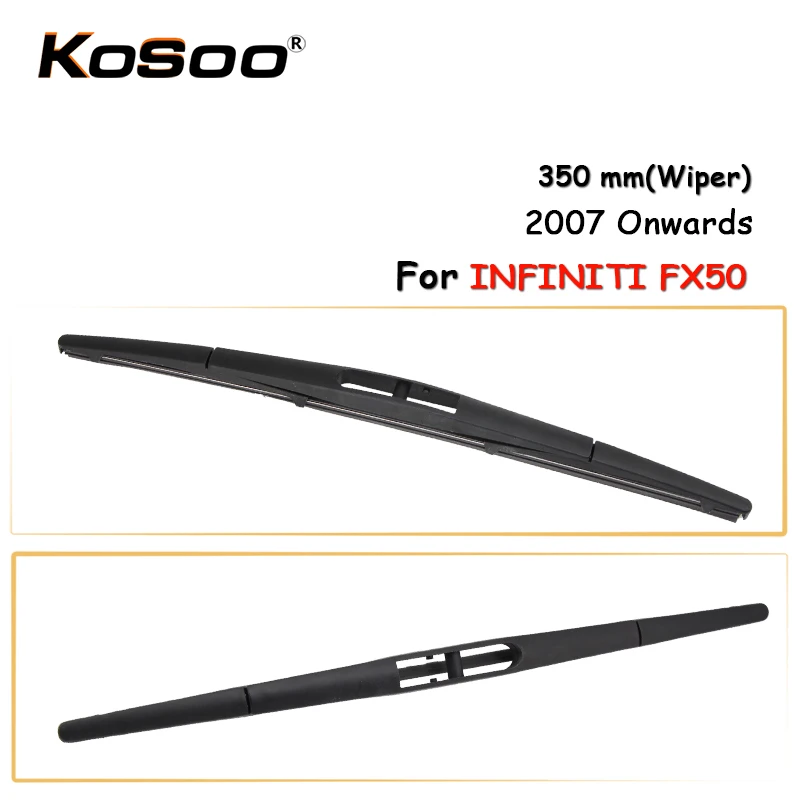 

KOSOO Auto Rear Window Windshield Wiper Blades Arm Car Wiper Blade For Infiniti FX50,350mm 2007 Onwards,Car Accessories Styling