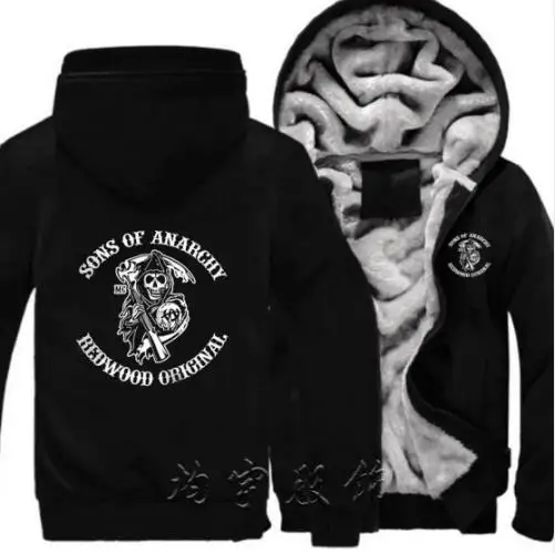 Мужская мода плюс бархатные утепленные толстовки с капюшоном зимний Кардиган