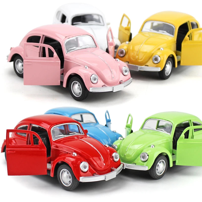 Новинка 1/32 немецкий Volkswagen Vw Classic Beetle Bug литый под давлением металлический