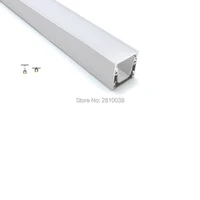 50 x 2m setslot office lighting led strip light aluminum profile deep u type aluminium led housing channel for pendant lamps