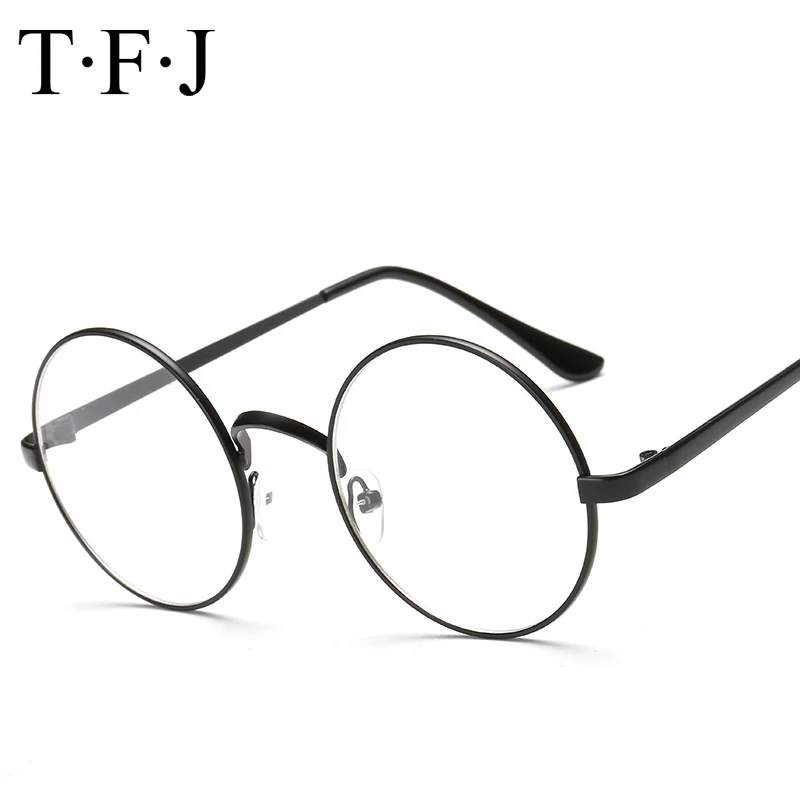 Модные Женские оправы для очков мужские брендовые металлические поддельные очки