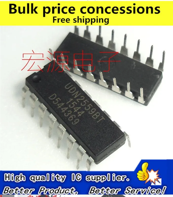 

Free shipping 10pcs/lot UDN2559BT UDN2559B UDK2559BT DIP-16 IC