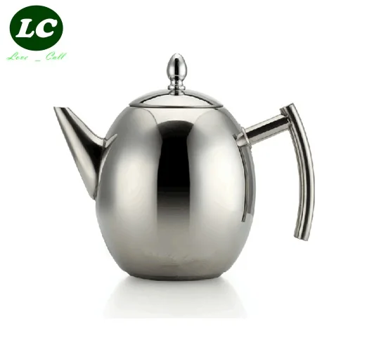 Чайник толстые нержавеющая сталь 1 литр Чай горшок с фильтром холодная вода