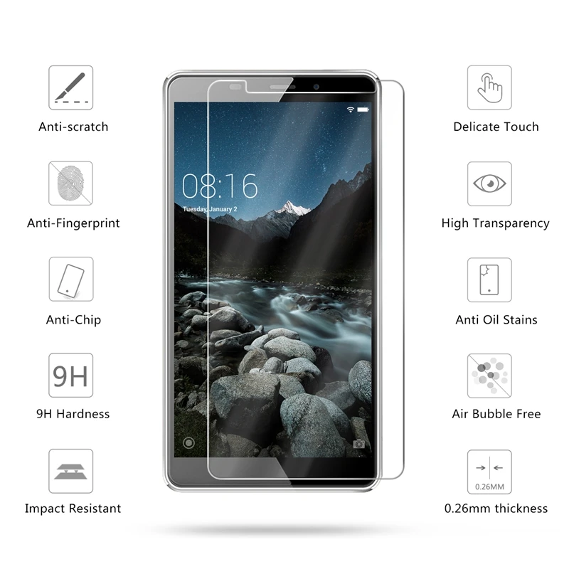 2.5D 0 26 мм 9H Премиум Закаленное стекло для Leagoo m8 pro защита экрана закаленное