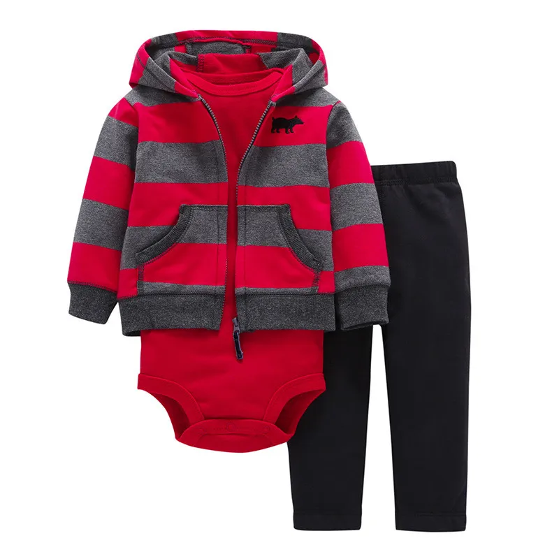Новый комплект из 3 предметов Кардиган с длинным рукавом пальто жилет боди штаны