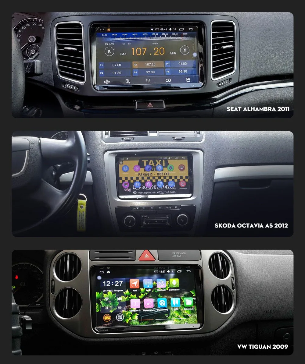 Автомагнитола для Volkswagen 2 din " Встроенный DSP для VW Skoda POLO GOLF PASSAT Автомагнитола gps Wifi Bluetooth Carplay gps Navi