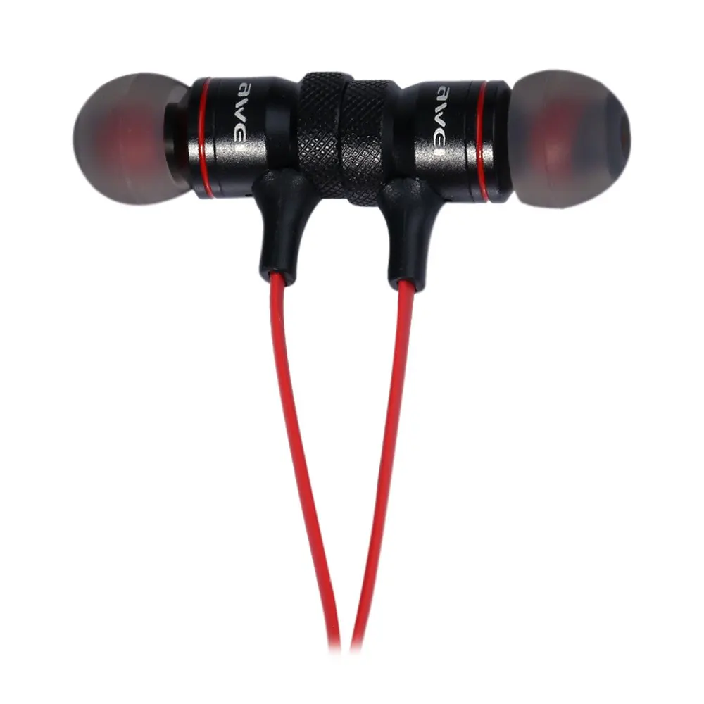 Red Новинка, Awei A920BL, спортивные наушники, умные, беспроводные, Bluetooth 4,0, стерео, голосовое шумоподавление, спортивные наушники для бега с микрофоном - Цвет: Red