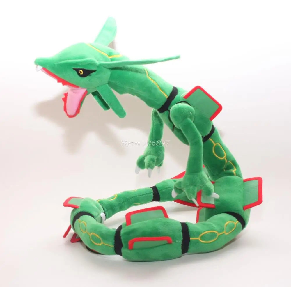 Аниме Rayquaza Плюшевые игрушки Драконы 80 см Размеры Brinquedos|dragon plush toys|dragon plushplush toys dragon