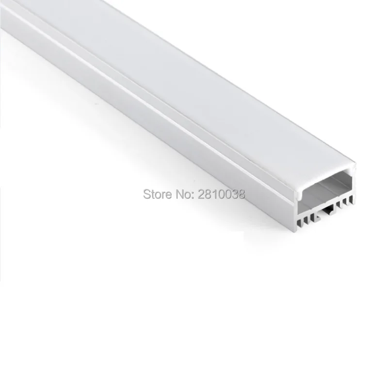 10 X 1M Sets/Lot U shape aluminum profile led strip light and Led alu profile for recessed wall or ceiling lighting