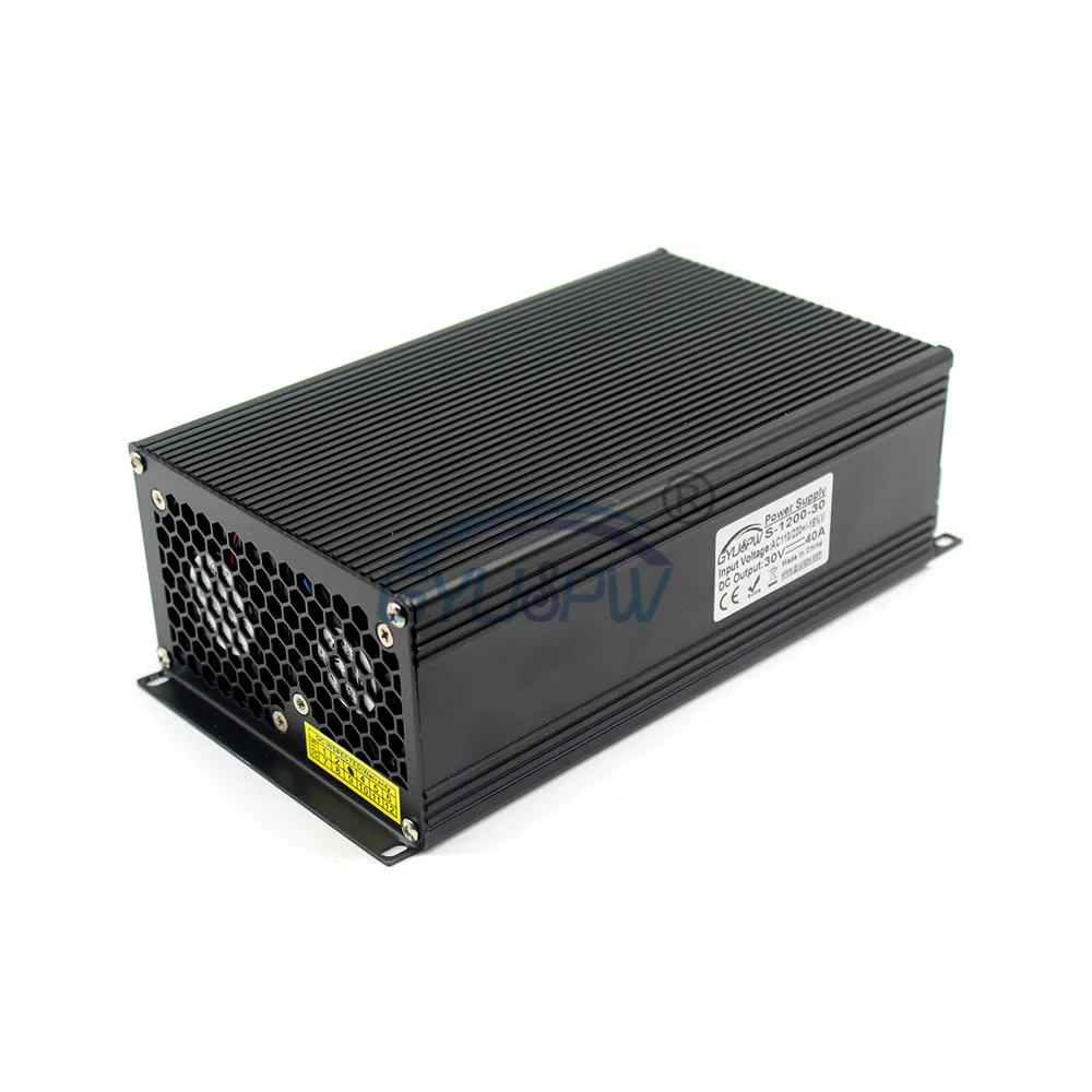 1200W 30V 40A одиночный выход импульсный источник питания Трансформаторы 110V 220V AC к DC30V