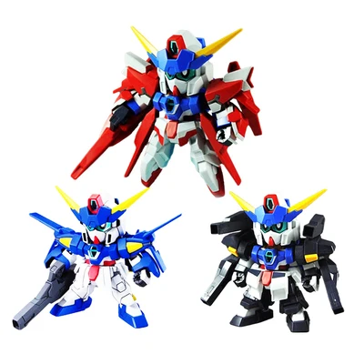 SD Gundam модель милый Единорог Крыло возраст Justice Freedom 00 предназначение панцири Unchained мобильный костюм детские игрушки с держателем - Цвет: 19