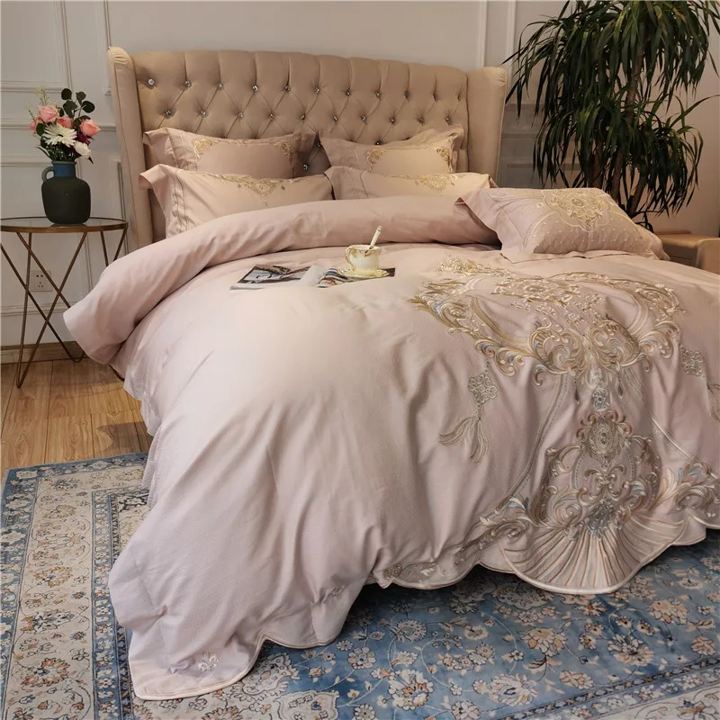 Новые роскошные цвета шампань зеленый серый 100S Египетский хлопок Золотой