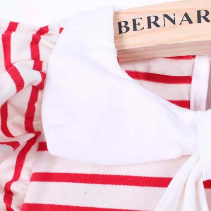 Красивое модное платье принцессы для маленьких девочек летнее с бантом Одежда