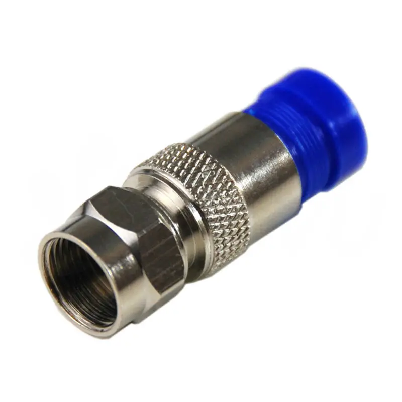 2 шт. RG6 Чистой Меди F-Type Waterproof Connector для LNB/Спутниковый Ресивер/Блюдо/DiSEqC