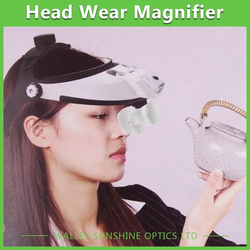 2 светодио дный лупы с головкой для ношения гарнитуры зубные хирургические