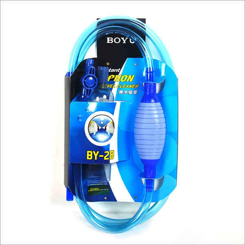 Длинный сифон для очистки аквариума 2 55 метров промывания песка смены воды|gravel