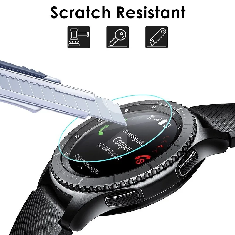 100PCS Screen Protector for Garmin Forerunner 55 Forerunner 45 245 Smart Watch Tempered Glass Anti-Scratch Protective Film