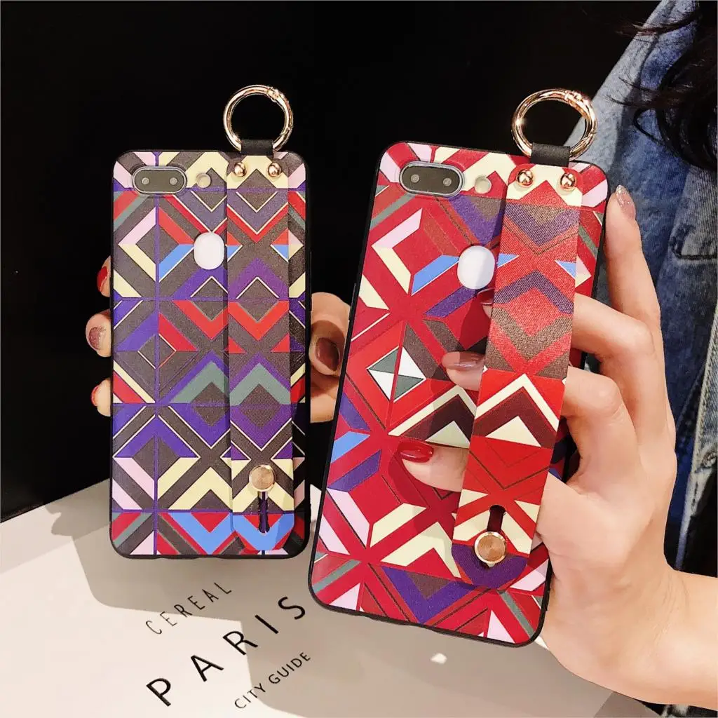 3D рельефный винтажный цветочный ремешок повязка на руку чехол для iPhone X XR XS Max Finger