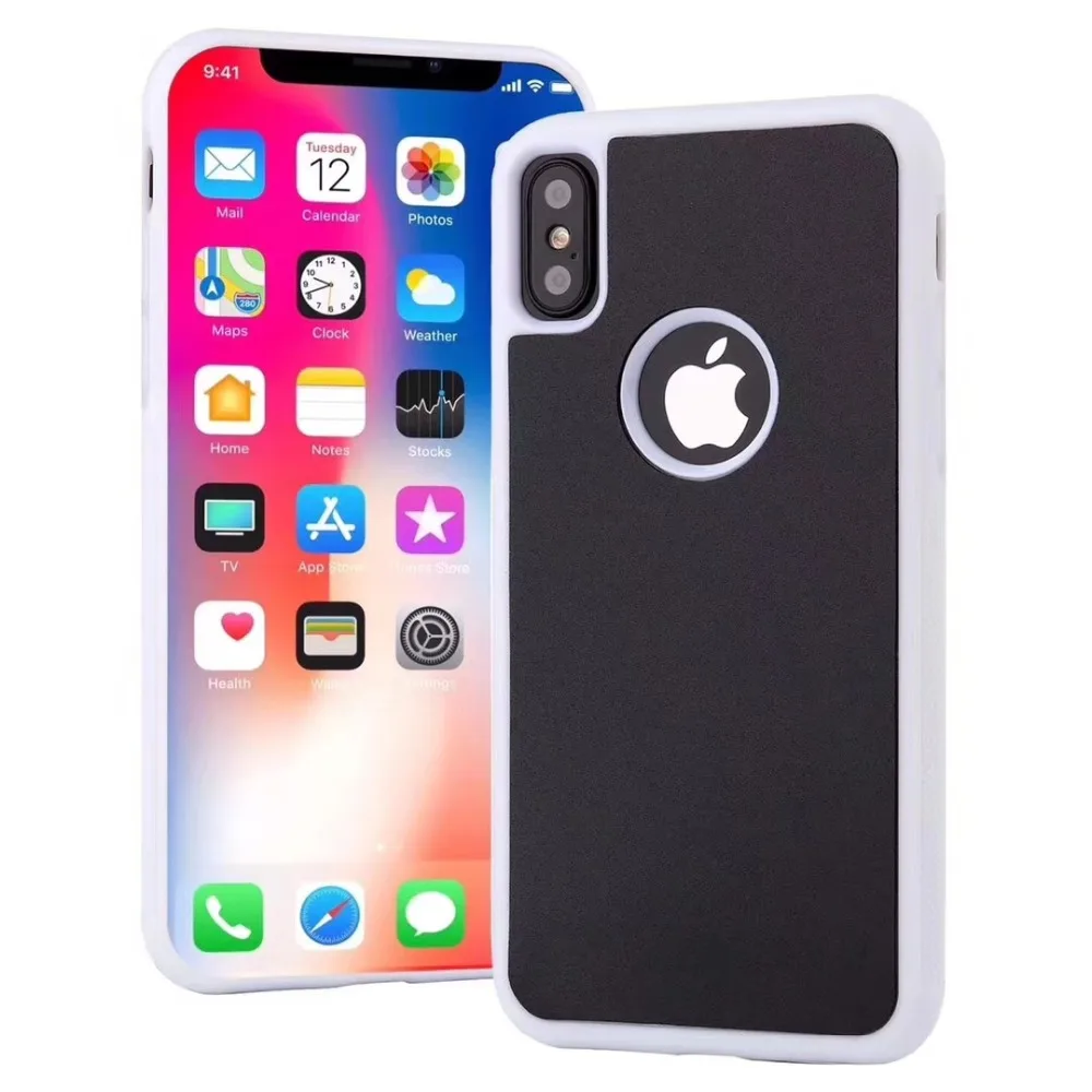 50PCS Anti Gravity Hybrid Magical Phone Case For iPhone XR X XS Max 8 7 Plus 6 6S SE 5 5S Nano Suction Adsorbed Shockproof Cover | Мобильные