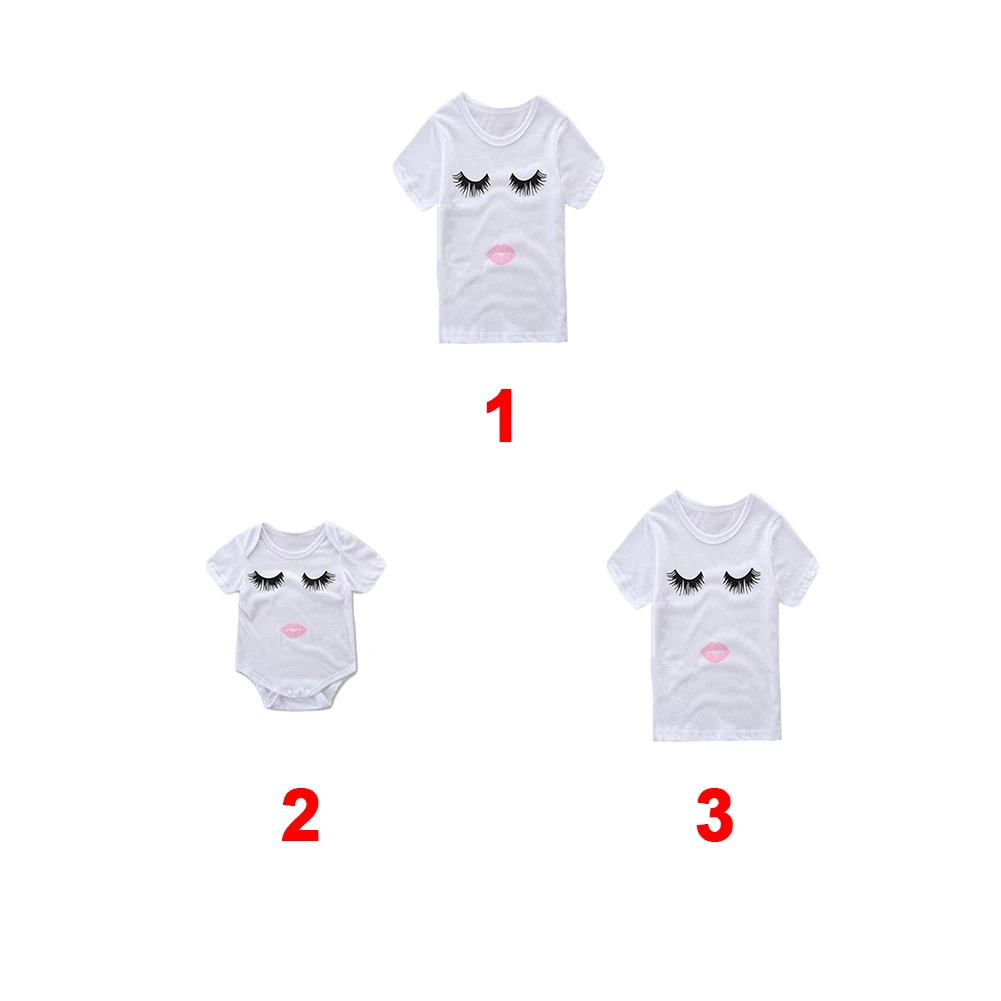 Семейная одежда летняя детская повседневная футболка с короткими рукавами для