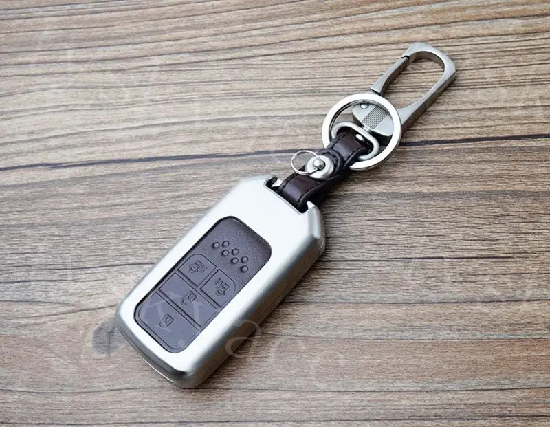 Key Case Box Fob Holder Shell Cover King Parts Fit For Honda Odyssey Elysion 2014-2017 Accessories Trim Smart 4 Buttons Bag | Автомобили и