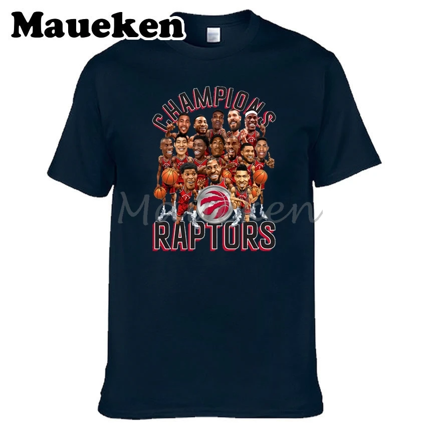 Для мужчин футболка 2019 чемпионов все плеер групповым снимком Кохи Леонард Kyle Lowry Торонто ибака Газоль Siakam мы