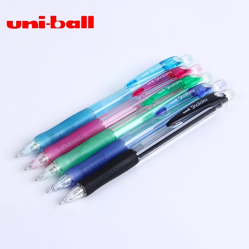 Mitsubishi Uni-ball M5-100 mechanical pencil 0.5mm automatic Japan Black/BlueGreen/Light Blue/Pink Colors | Канцтовары для офиса и