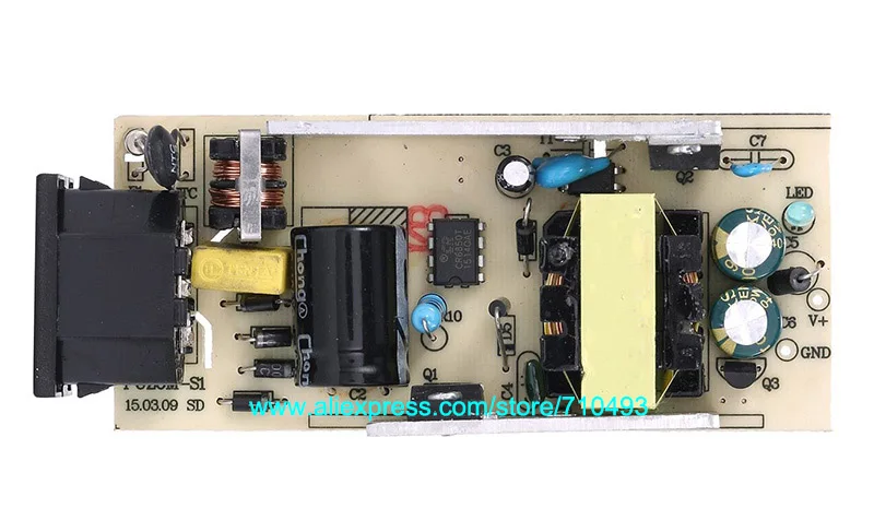 10pcs AC 100-240V Adaptor To DC 12V 4A Power Adapter Supply For 5050 3528 LED Light LCD Monitor DHL Free shipping With IC Chip |