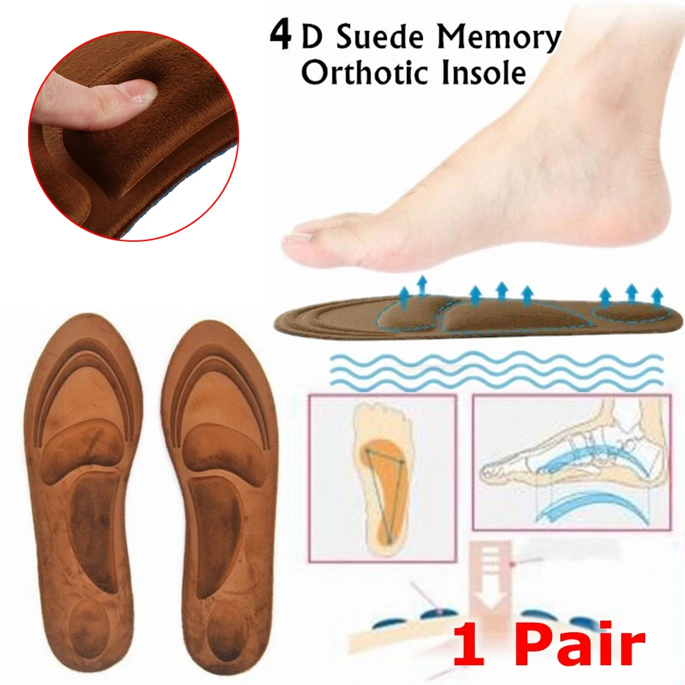 1 пара здоровья пены insole стелька супинатор ортопедический стельки для обуви плоские Ноги Уход подошва обуви ортопедические подушки