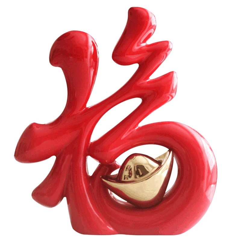 Новый китайский стиль счастливое слово гостиная Современное креативное