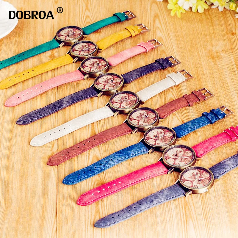 Relogio Masculino Reloj Hombre холщовый ремешок часы деним Ретро Самолет Круглые Наручные
