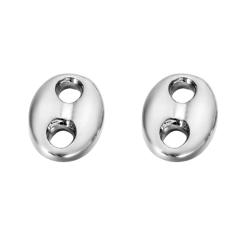 LASPERAL 5 шт. овальная Кнопка умственный соединитель DIY ювелирное ожерелье Подвески