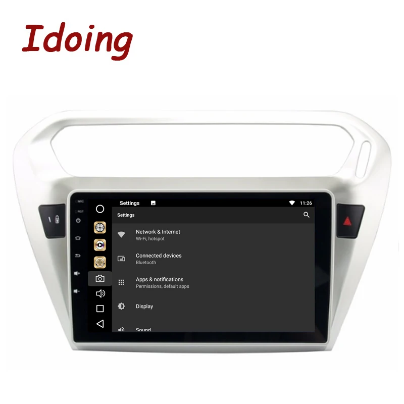 Idoing 1Din 9 дюймов Android8.0/7 1 Автомобильный мультимедийный плеер подходит для peugeot 301 &amp