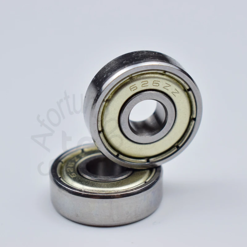 626 626ZZ 6*19*6(мм) 10 шт. Подшипник ABEC-5 подшипники металлический герметичный подшипник 626 626Z 626ZZ хромированный стальной подшипник