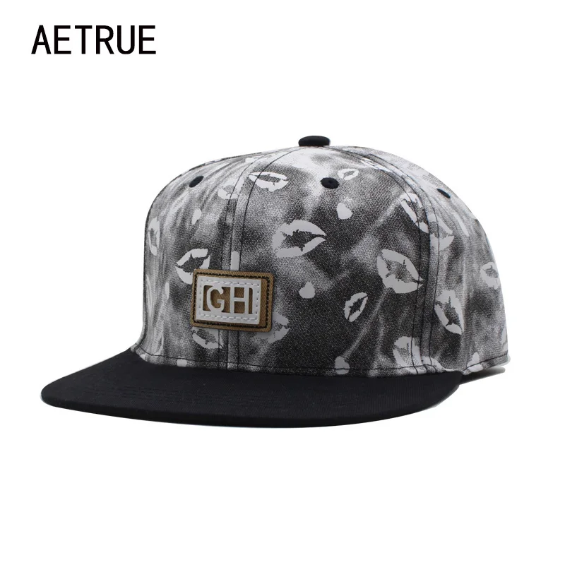 AETRUE бренд хип хоп губы мужчины Snapback cap s бейсбольная кепка Bone шляпы для Женская Кепка летняя повседневная Регулируемая кепки-бейсболки