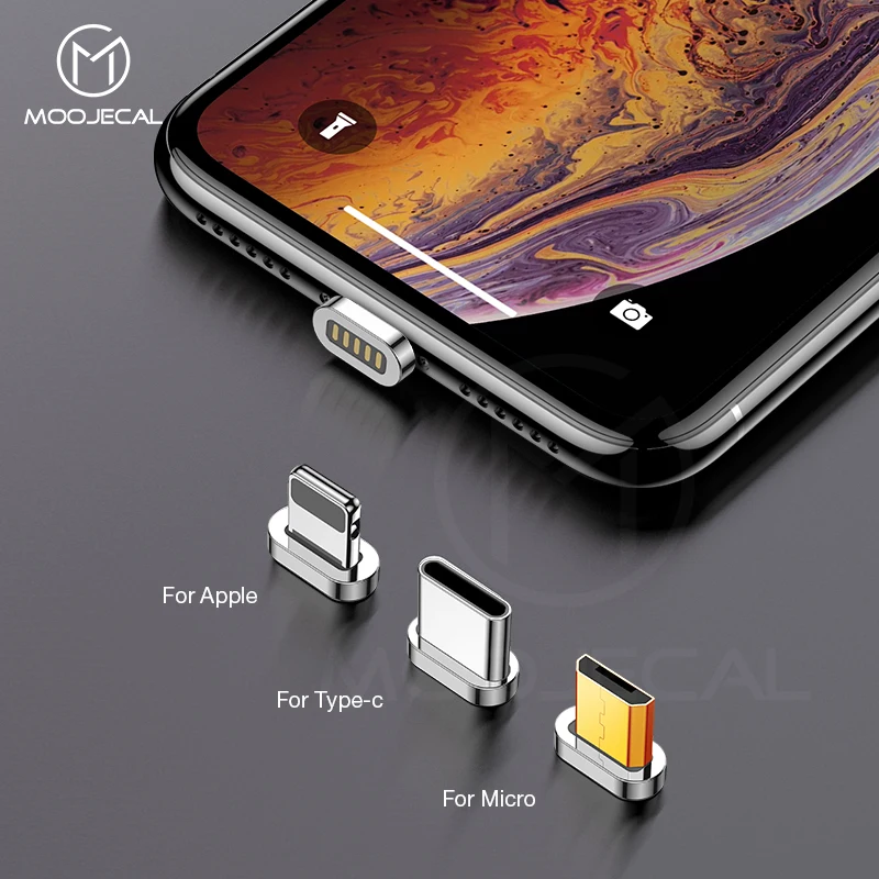 MOOJECAL USB кабель для iPhone X XS MA XR 8 7 6 5 6s S plus Магнитный мобильного телефона зарядное