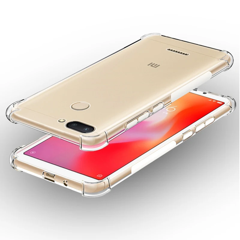 Силиконовый чехол для Red mi 5 плюс S2 5A 6 PRO 6A Примечание 4X hoesje противоударный