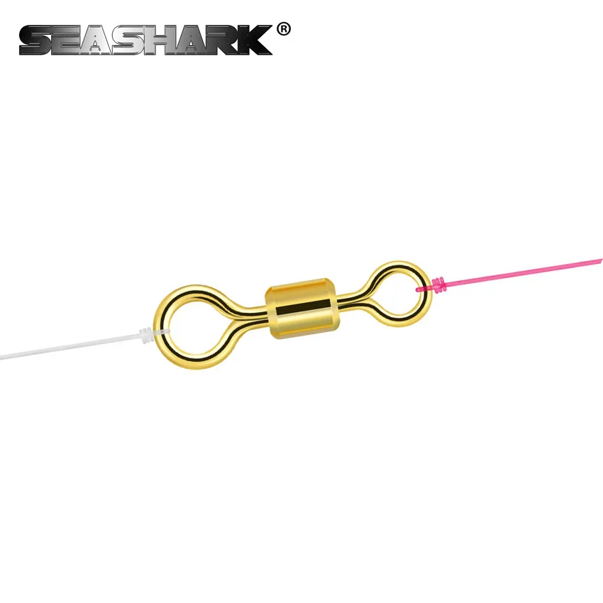 SEASHARK 100 шт./компл. тип столбца вращающееся кольцо Подшипник Поворотные Рыбалка