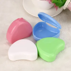 Чехол для хранения зубных протезов чехол для хранения зубных протезов Коробка для ванной чехол s Appliance чехол в форме сердца корзина для ополаскивания случайный цвет