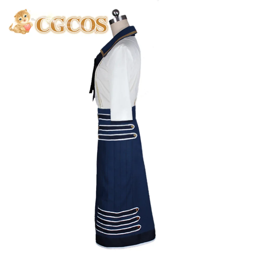 CGCOS Бесплатная доставка Косплей Костюм BioShock Infinite 3 Elizabeth Униформа